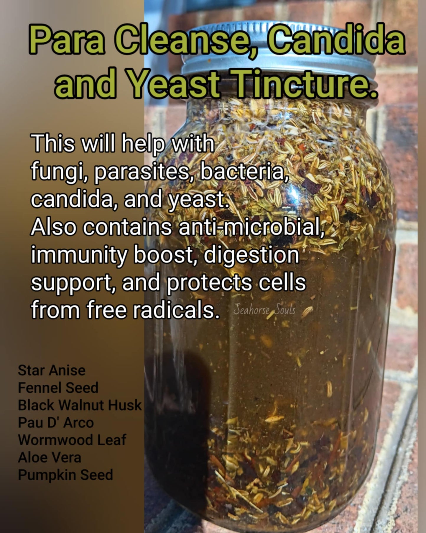 Para Cleanse Candida and Yeast Tincture